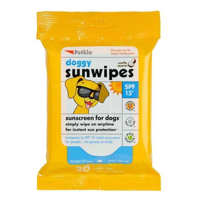 - Travel pet toy recommendationsPetkin SUNWIPES SP15* Pk of 20