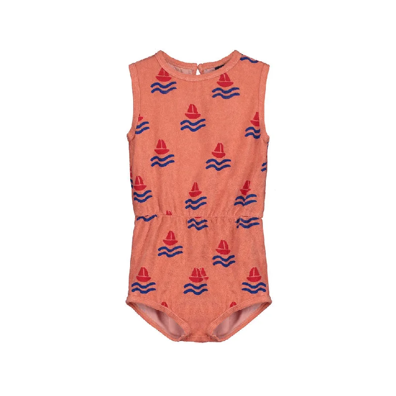 Pet ProductsBonmot Terracotta Boats Terry Playsuit