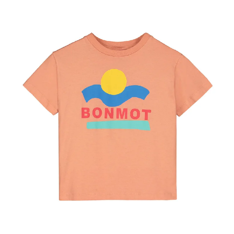  -Anti-scratch scratching board AND cat bed in oneBonmot Terracotta Sunset T-shirt