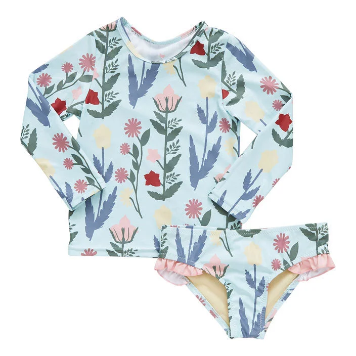 - Custom pet birthday cakePink Chicken Rash Guard Set - Paper Floral