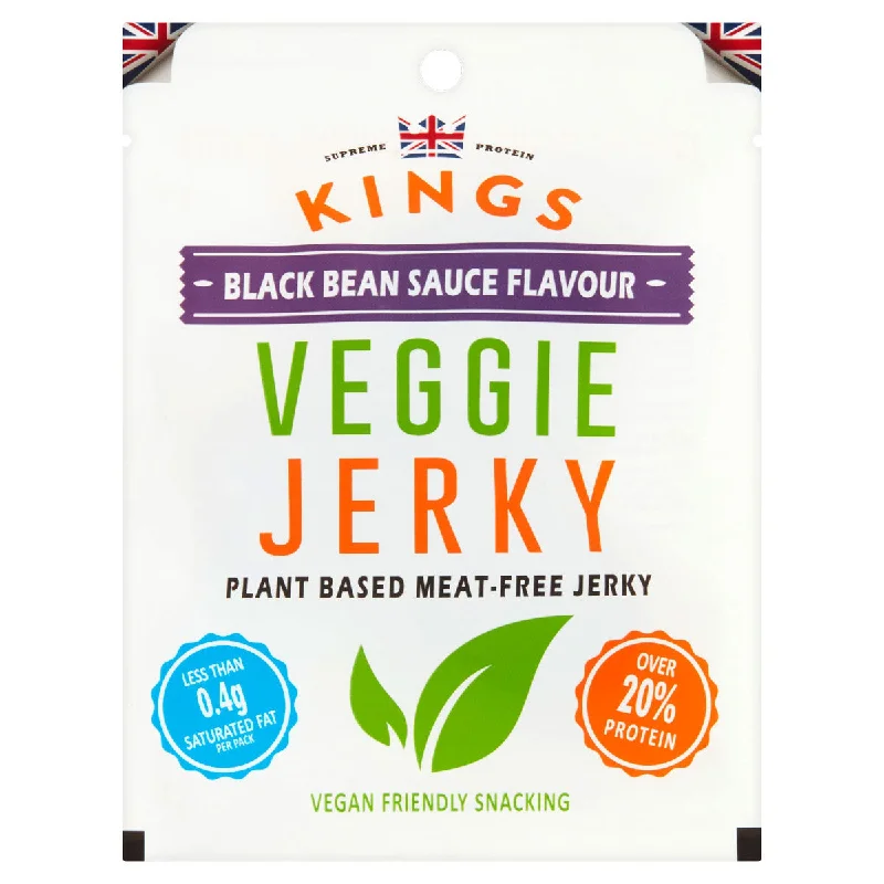 - Air box TSA certified check-inKings Black Bean Veggie Jerky, 16 x 25g