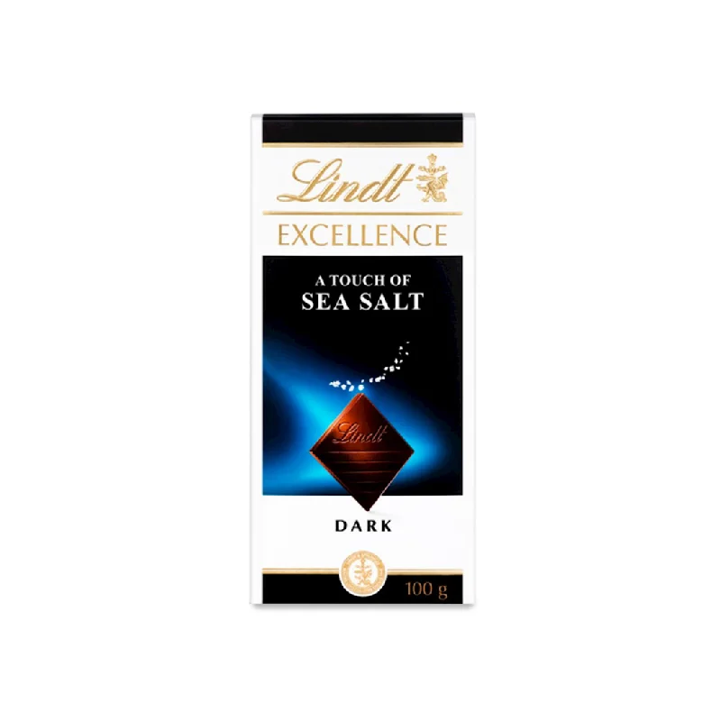 - Remote interactive pet feederLindt Excellence Sea Salt Chocolate Bar 100g