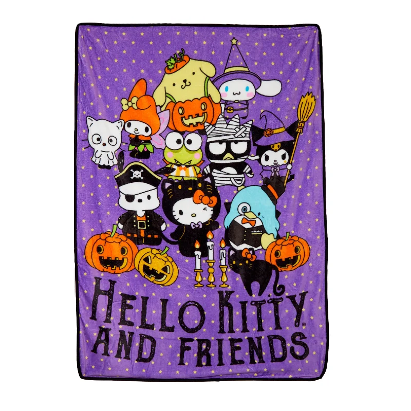  -Anti-slip claw protection raincoat FOR dogsHello Kitty and Friends Halloween Portrait Throw Blanket