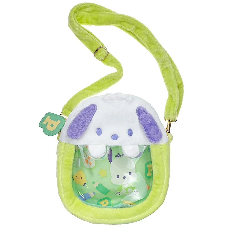  -Splash-proof food bowl AND Anti-choking slow food bowlPochacco Plush Crossbody Ita-Bag