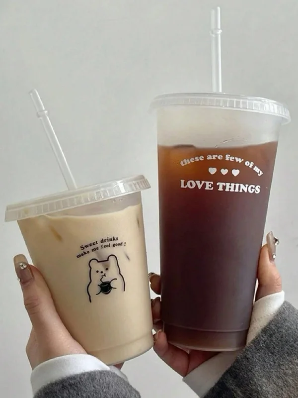 - Pet diabetes prescription food1pc English Letters Bear Plastic Straw Cup Girl Heart Water Cup Portable Coffee Cup Juice Cup