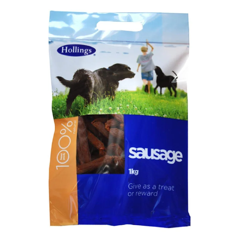  -Chicken-flavored dog foodHollings Sausage Dog Treats 1kg