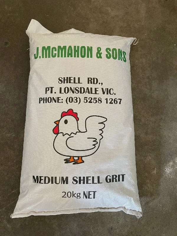 - Summer pet ice matMcMahon & Son Shell Grit Medium 20kg