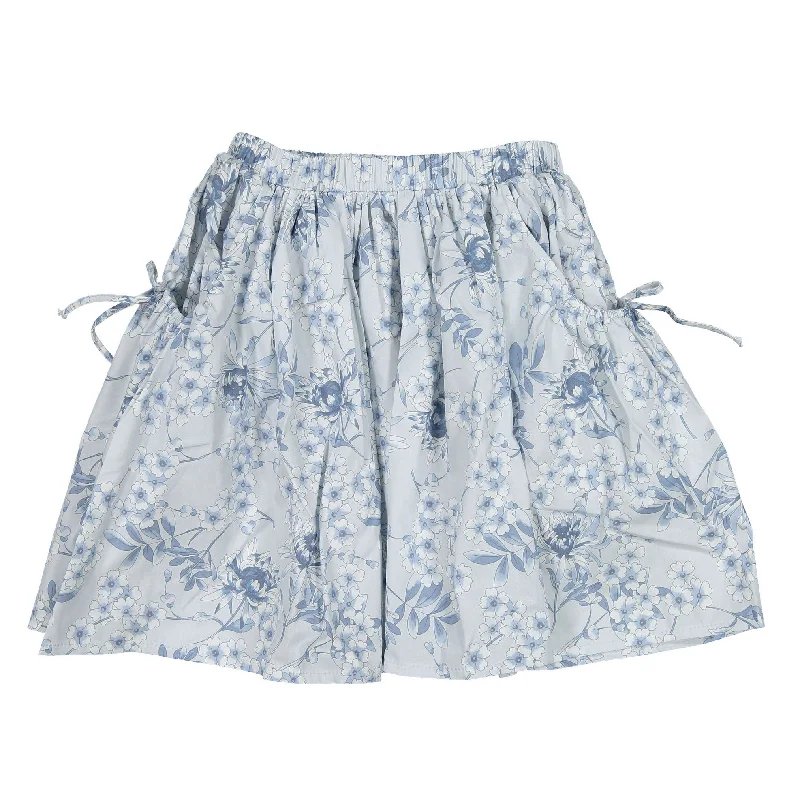  -Explosion-proof leash FOR LARGE dogsChristina Rohde Light and Dark Blue Floral Pocket Skirt