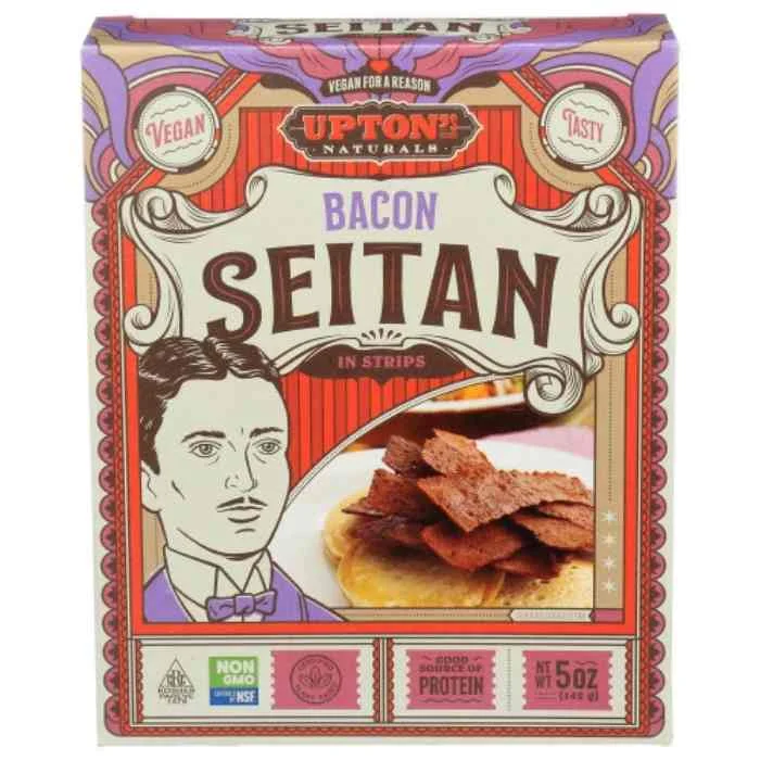 - Parrot climbing and standing wooden frameUpton's Naturals - Seitan Bacon, 5oz