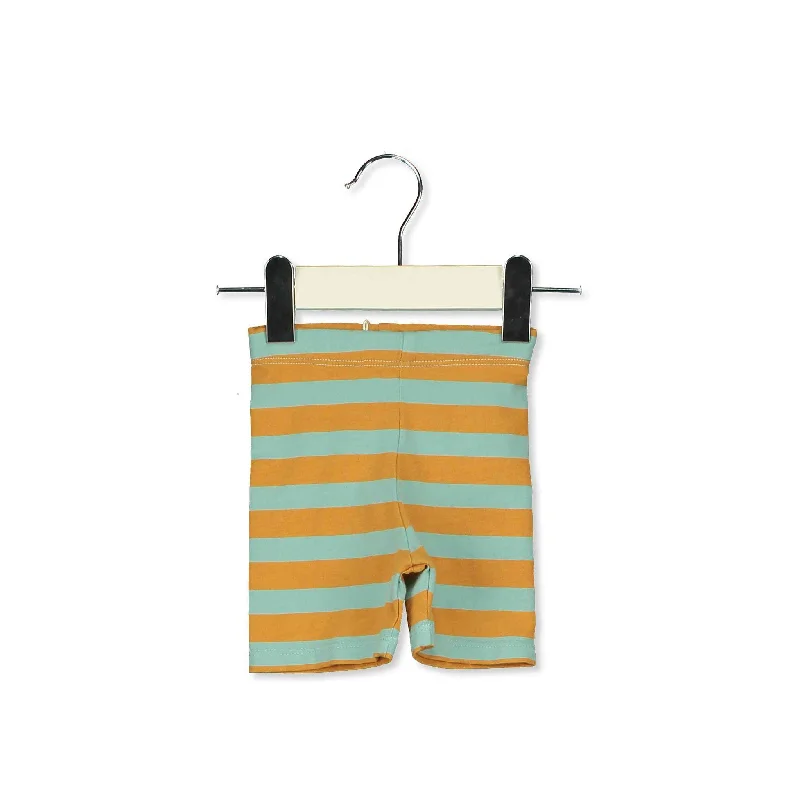 - Automatic temperature adjustment cat bedLotieKids Seagreen Stripes Baby Cycling Shorts