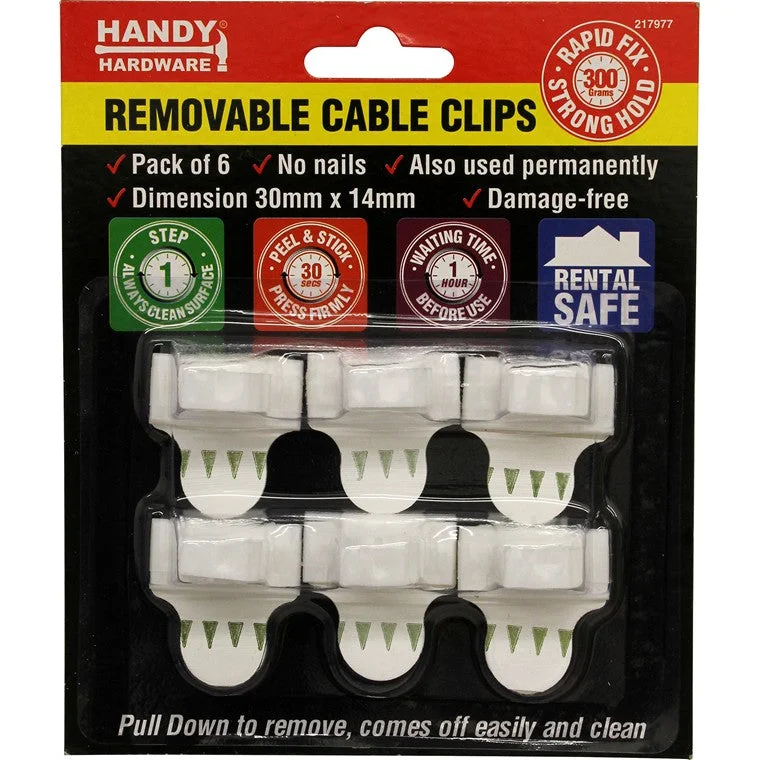 - Cat hair ball removal and hair removal creamAdhesive Removeable Cable Clip Hook, 6pk, 30 x 14mm