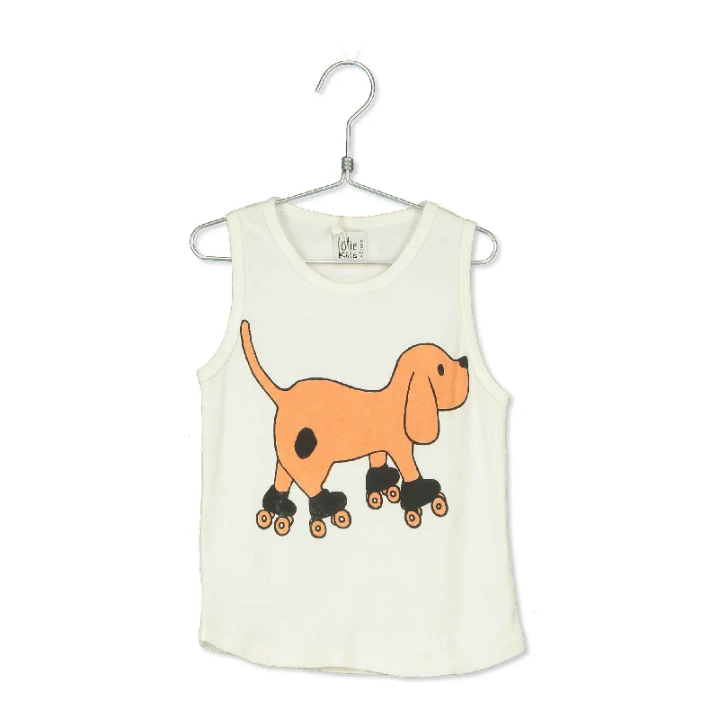 - Durable nylon dog leash wholesaleLotieKids Off White Skating Dog Tank Top