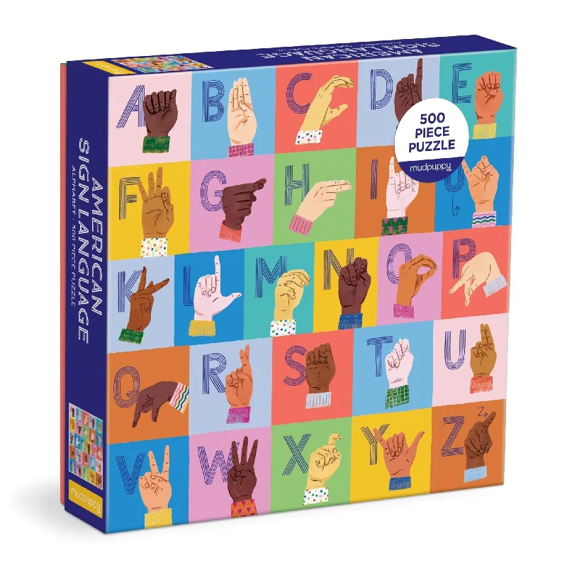 - Dog disposable foam shower gelAmerican Sign Language Alphabet 500 Piece Family Puzzle