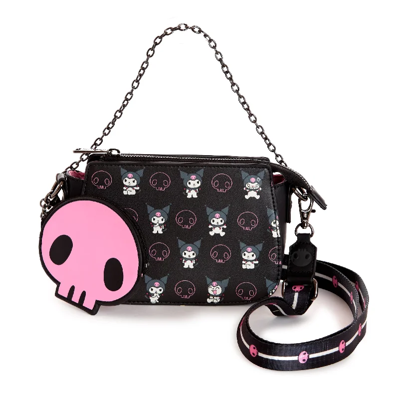 - ​​Pet toys under    yuanKuromi x Loungefly Skully Convertible Crossbody Bag With Coin Purse