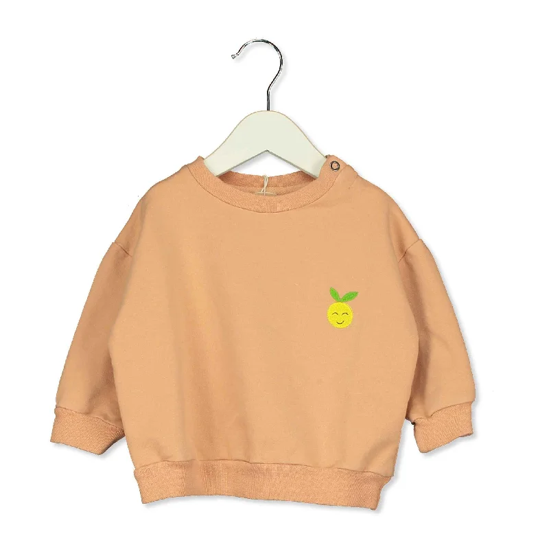 - Chinchilla cooling ice nest ceramic plateLotieKids Nude Grapefruit Embroidery Baby Sweatshirt