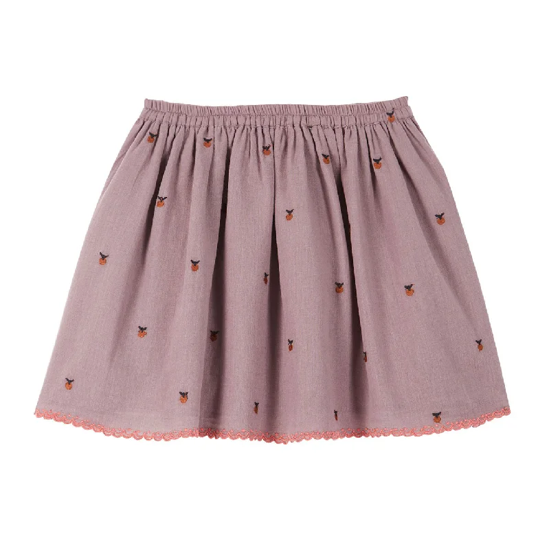 - Postoperative pet anti-licking Elizabethan collarEmile et Ida Violet Apple Embroidered Skirt