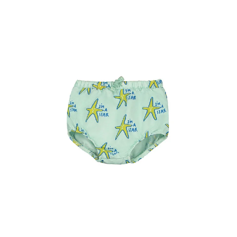 - Organic cotton dog bibsBonmot Dusty Aqua Allover Stars Fleece Bloomers