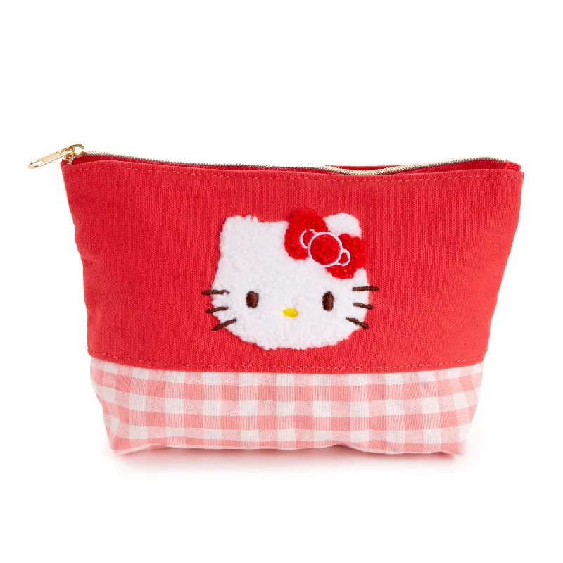 - Winter warm clothes for short-haired dogsHello Kitty Chenille Gingham Zipper Pouch