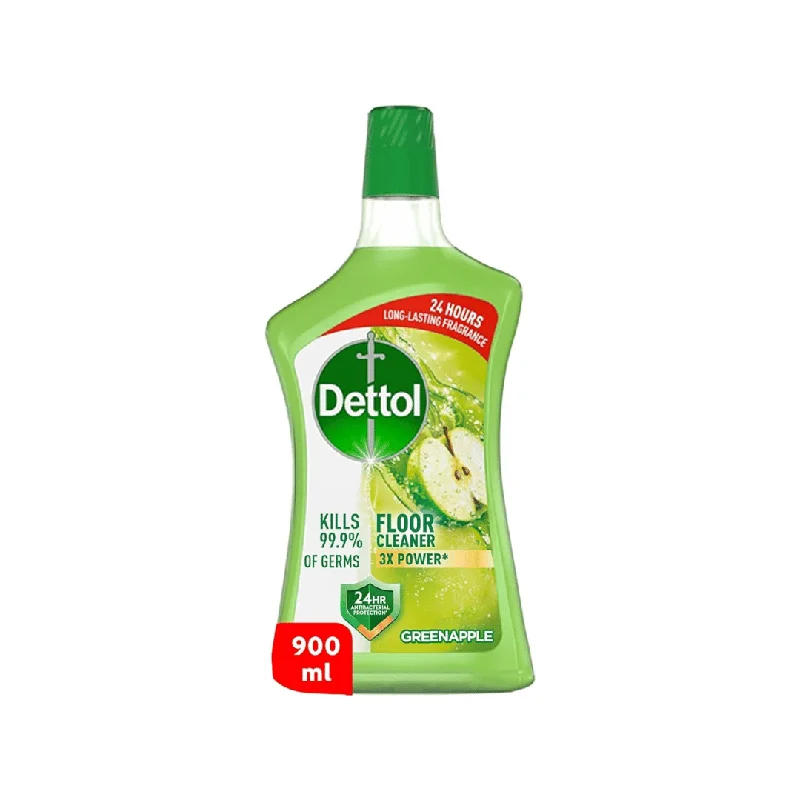 ---Dettol 4in1 Antibacterial Green Apple Floor Cleaner 900ml