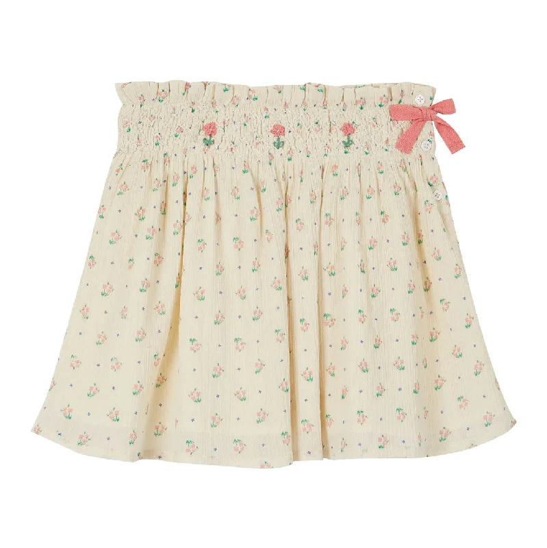 - Rabbit grass rack to prevent waste food boxEmile et Ida Bouquet Smocked SKirt