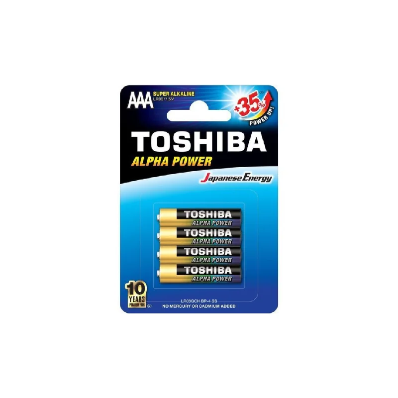 - Pet vitamin complex nutrition tabletsToshiba Batteries Alpha Power AAA4 Alkaline LR03 278003