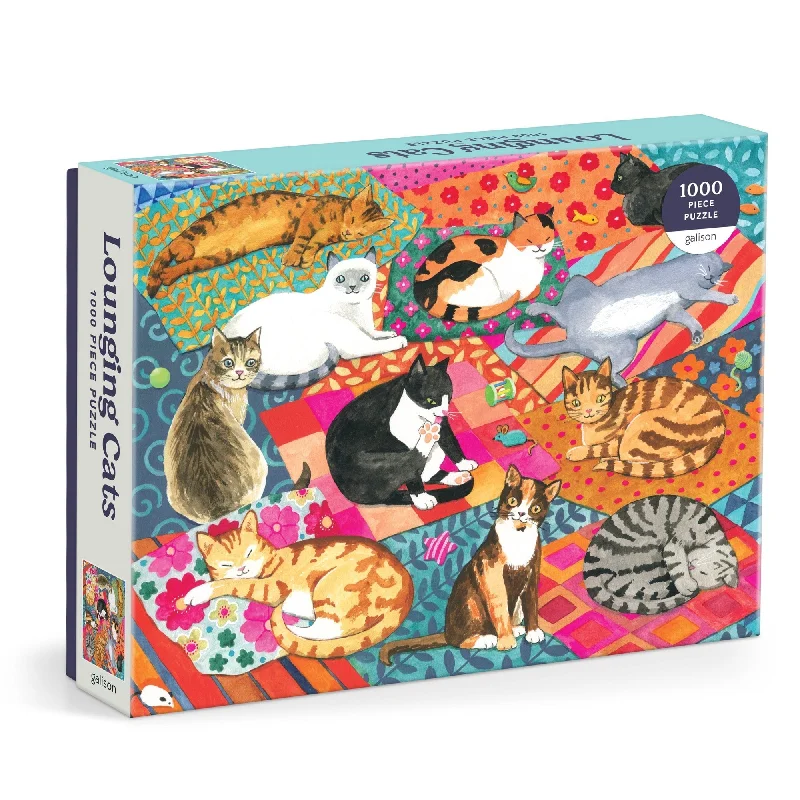 - Climbing pet constant temperature heating padLounging Cats 1000 Piece Puzzle