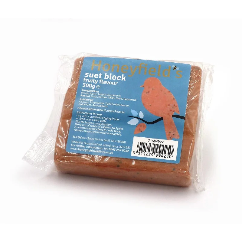  -Fish-containing dog foodHoneyfield's Berry Suet Treat for Wild Birds