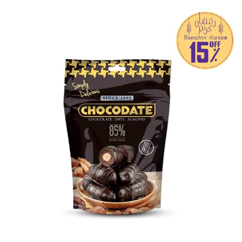 - Air box TSA certified check-inChocodate Extra Dark 85% Chocolate Gluten Free 100g