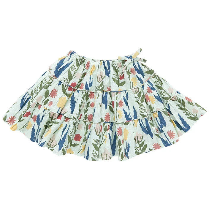 - Winter warm clothes for short-haired dogsPink Chicken Allie Skirt - Paper Floral