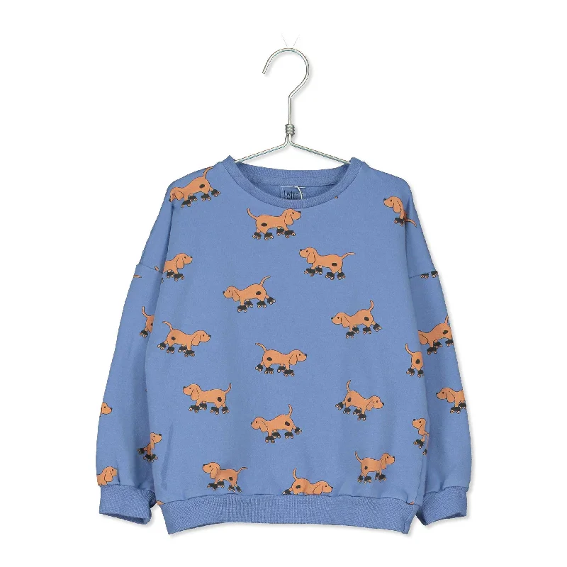 - Automatic temperature adjustment cat bedLotieKids Blue Dogs Sweatshirt