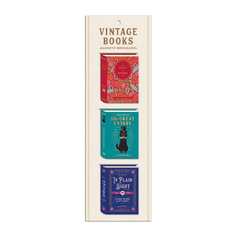 - Solid wood cat climbing frame customizedVintage Books Shaped Magnetic Bookmarks