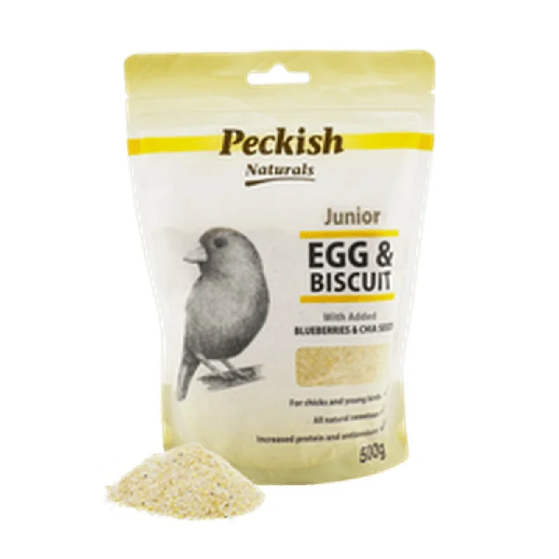 - Pet tear stain cleaning wipesPeckish Junior Egg and Biscuit - with Blueberries & Chia Seeds 2kg