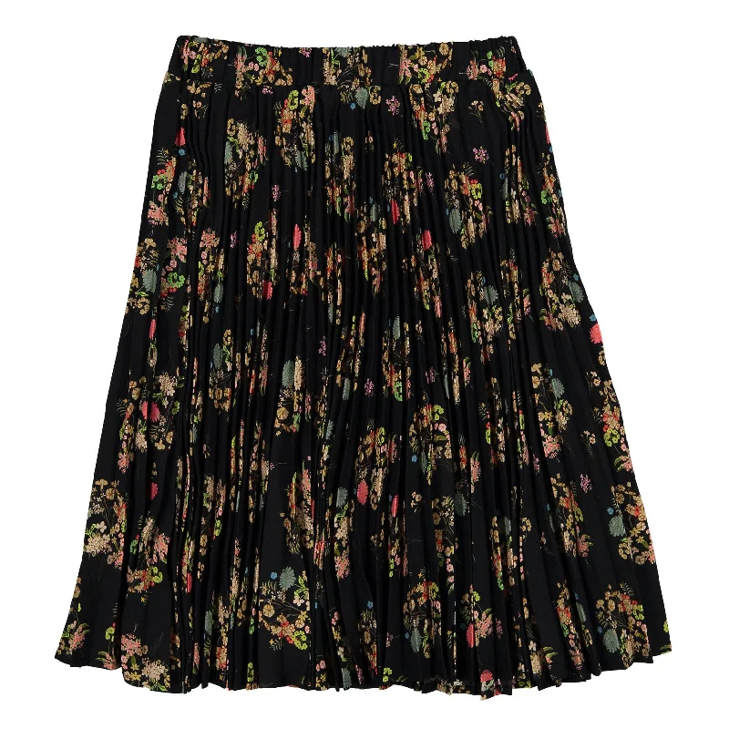 - Deodorizing cat litter tofu litterChristina Rohde Black Floral Pleated Skirt