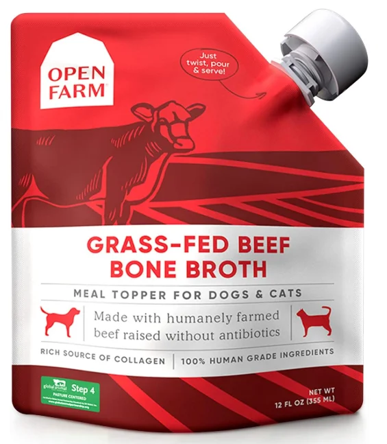  -Non-contact cat thermometerOpen Farm Bone Broth, Food Topper for Both Dogs and Cats with Responsibly Sourced Meat and Superfoods without Artificial Flavors or Preservatives, 12oz (Grass-Fed Beef)