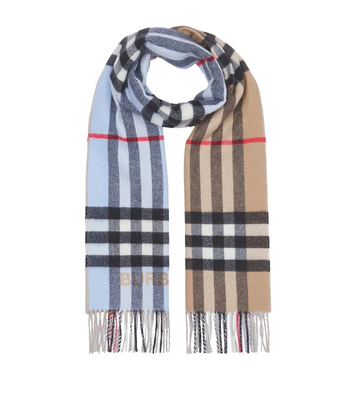 - Winter dog thick down jacketCashmere Contrast Check Scarf