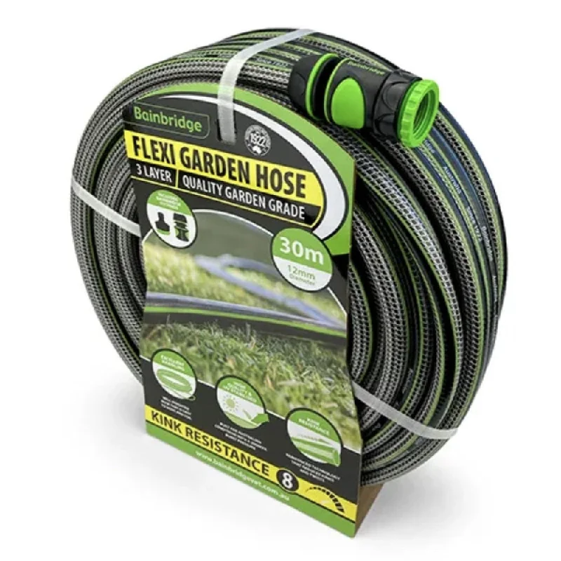 - Natural latex pet mattressBainbridge Flexi Garden Hose With Fittings - 3 Layer - 12MM X 30M