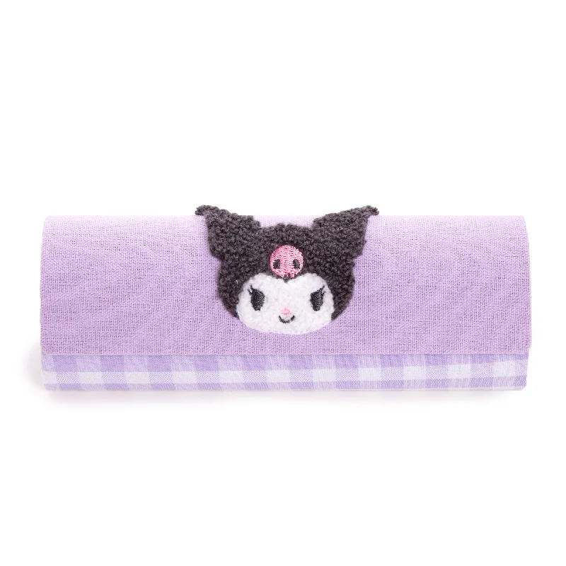 - Cat anti-jump window safety netKuromi Chenille Gingham Eyewear Case