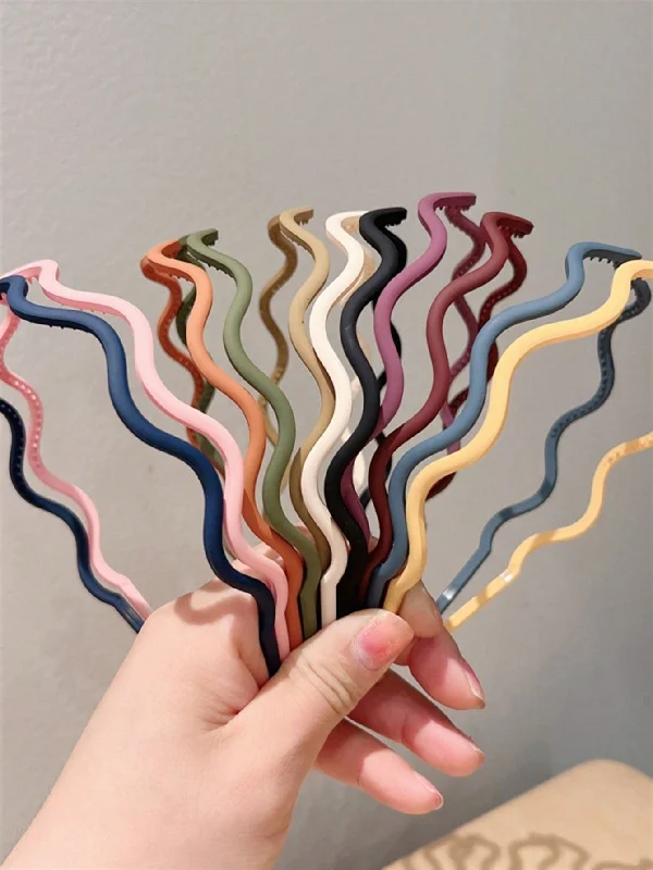  -Anti-scratch scratching board AND cat bed in one11pcs/Set Colored Wavy Hair Hoop For Women, Matte Design Hair Clip, Anti-Slip Hairband For Face Washing And Sports