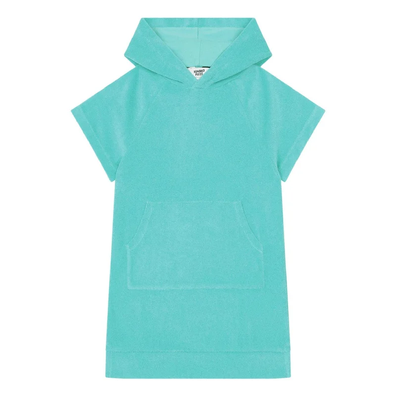  -Explosion-proof leash FOR LARGE dogsHundred Pieces Aqua Organic Terry Cloth Hoodie Dress