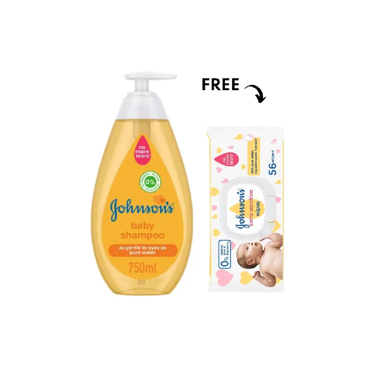 - Air box TSA certified check-inJohnson's Baby Shampoo Gold, 750ml, Get Wipes Free