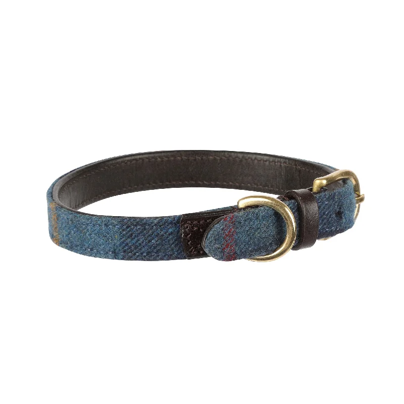 - ​​Pet toys under    yuanDigby & Fox Tweed Dog Collar - Navy