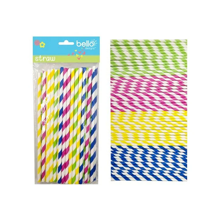 - Chinchilla cooling ice nest ceramic platePaper Straws, 50pk