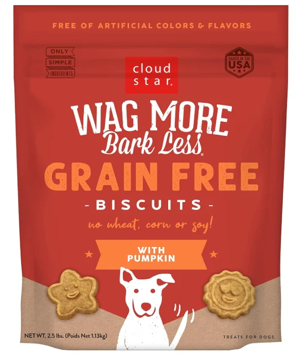 - Pet monitor with cameraCloud Star Wag More Bark Less Crunchy Grain Free Dog Treats, Pumpkin, 2.5 lb. Pouch