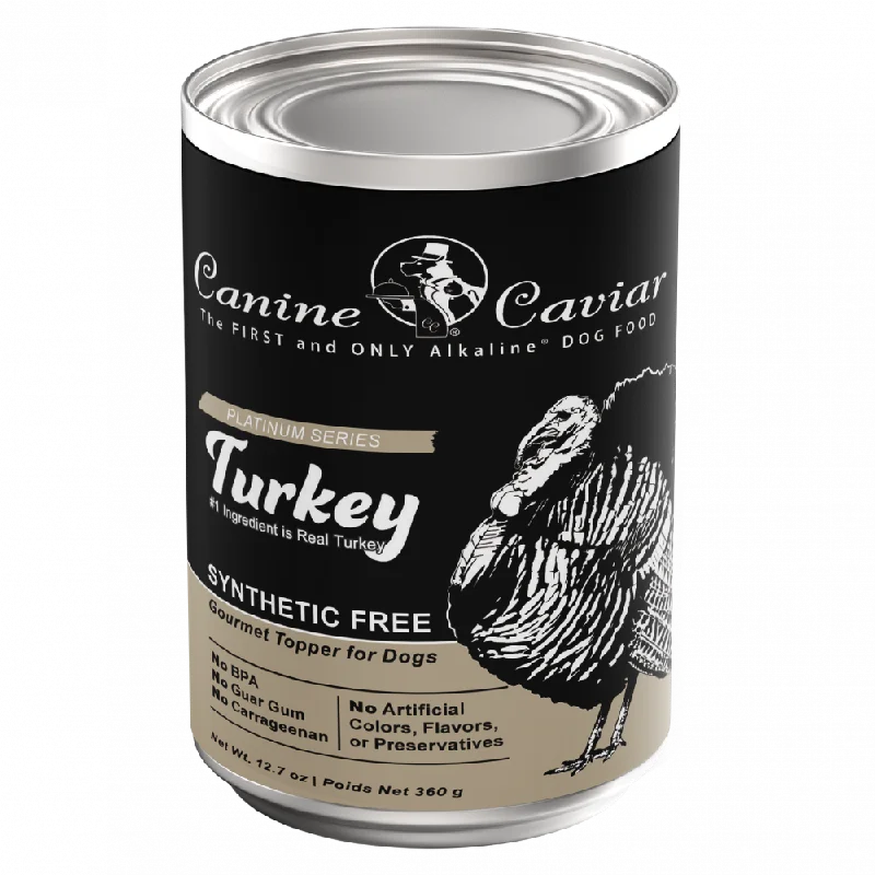 ---Canine Caviar Grain Free Synthetic Free Turkey Recipe Canned Dog Food