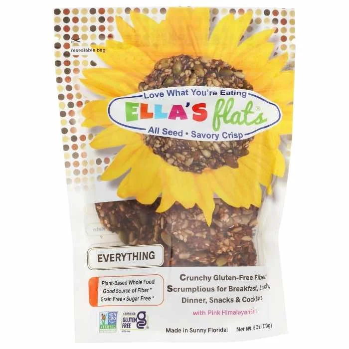  -Explosion-proof leash FOR LARGE dogsElla's Flats - All Seed Savory Crisps, 6oz | Multiple Flavors