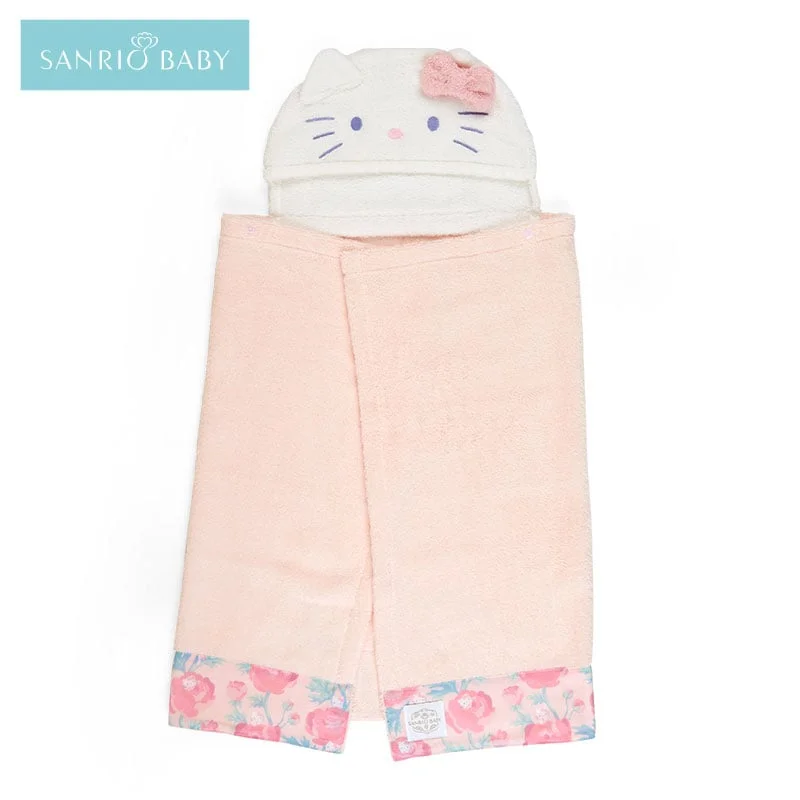 - Cat hair ball removal and hair removal creamSanrio Baby Hello Kitty Hooded Bath Wrap