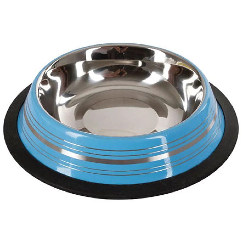 ---Pet Bowl Stainless Assorted Colour 450ml