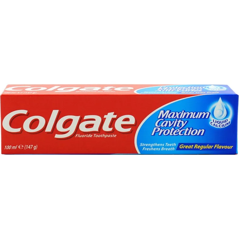 ---Colgate Maximum Cavity Protection