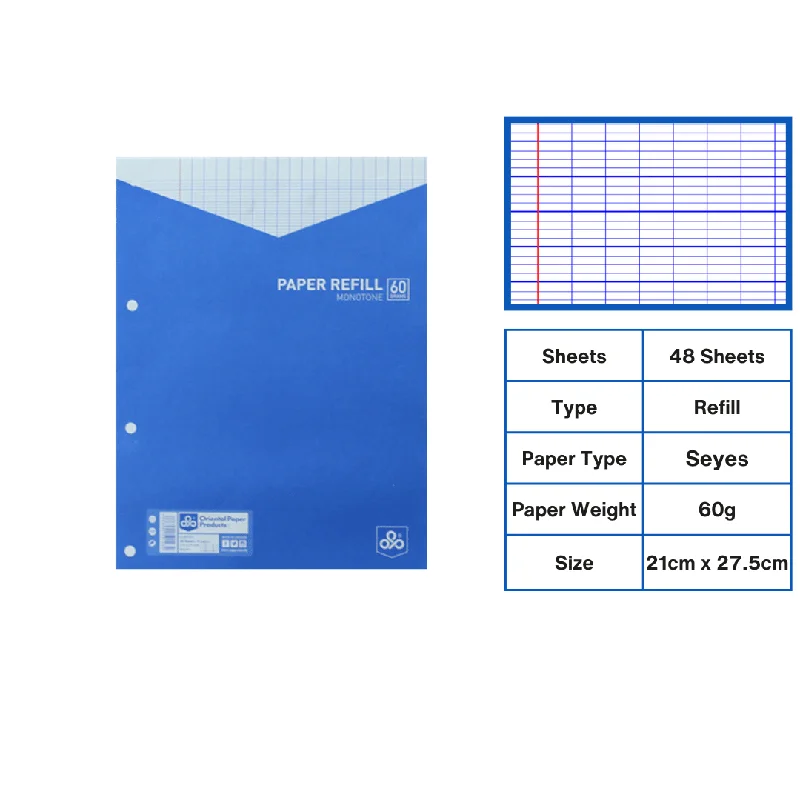 - Pet water dispenser UV sterilization versionOPP Refill - Papier Classeur MONOTONE 60g Seyes 48sheets (LL4810/80)