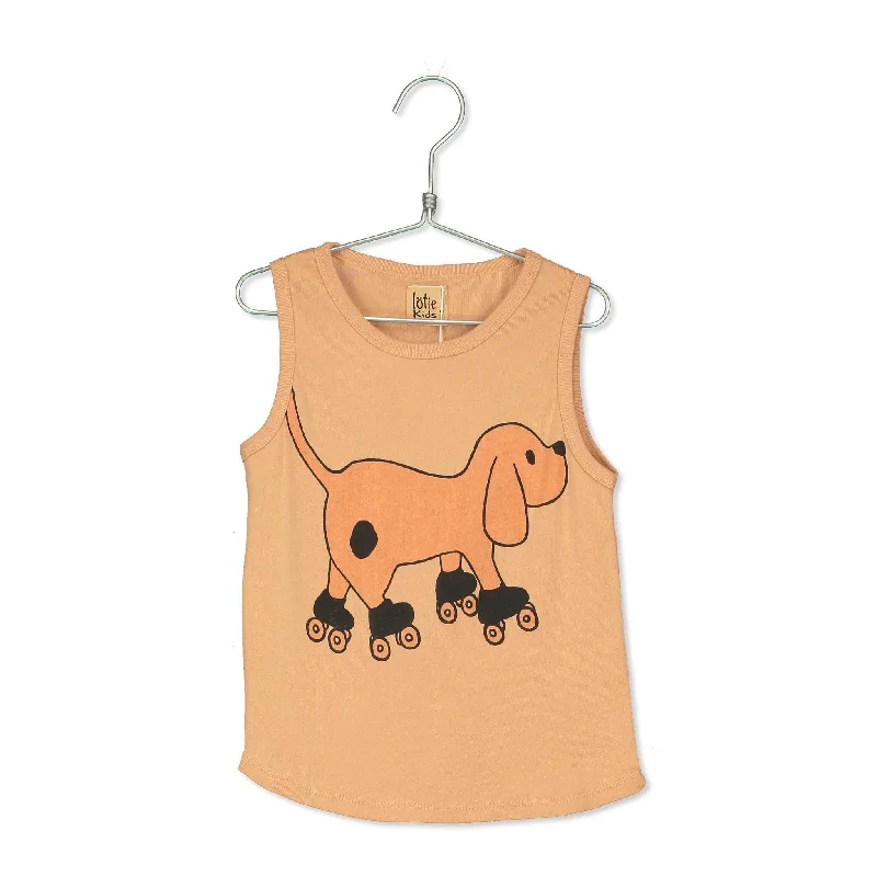 - Air box TSA certified check-inLotieKids Nude Skating Dog Tank Top